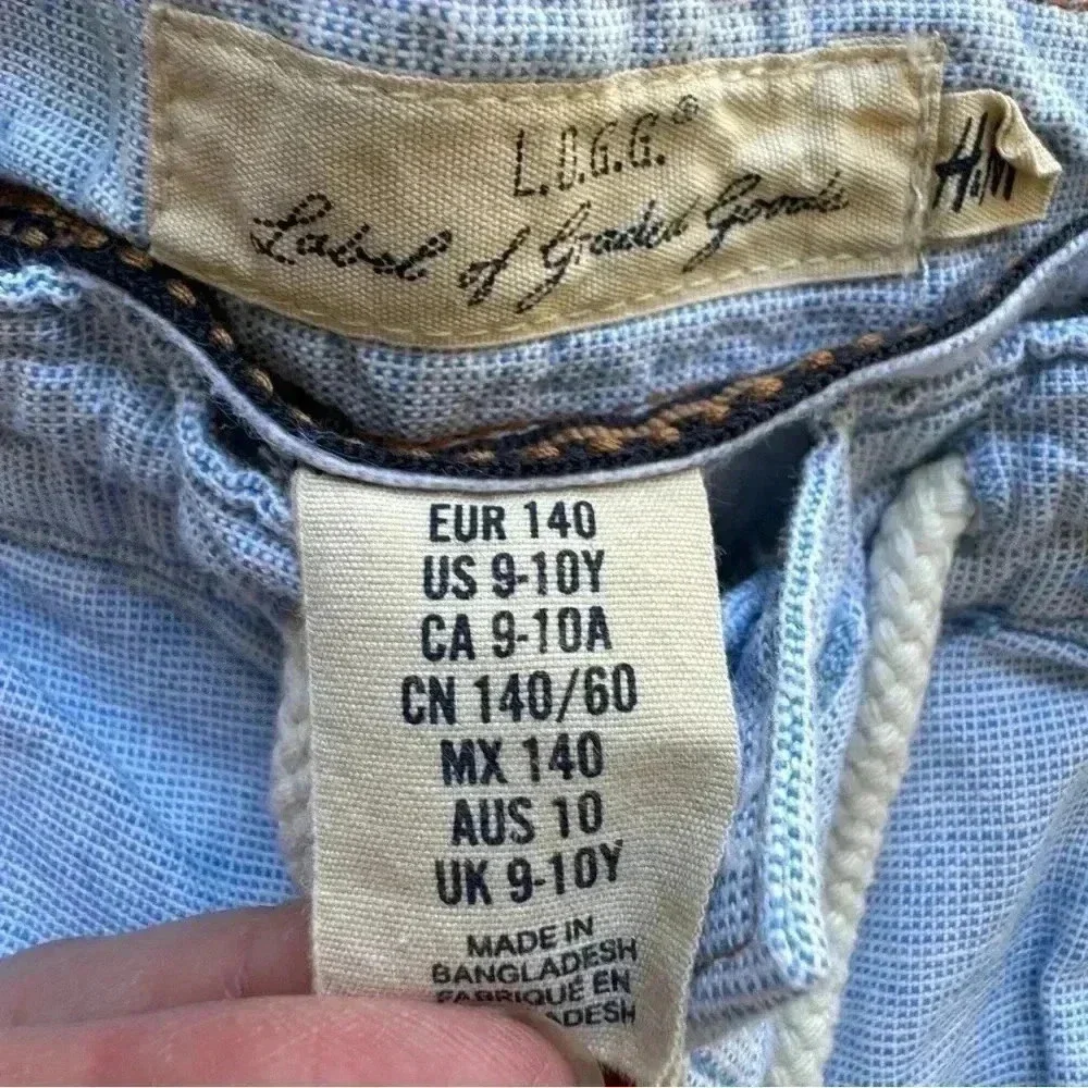 Gap Fit H&M Art Class Boys Shorts Cotton Blue Gray Como Denim Shorts SZ M #2015